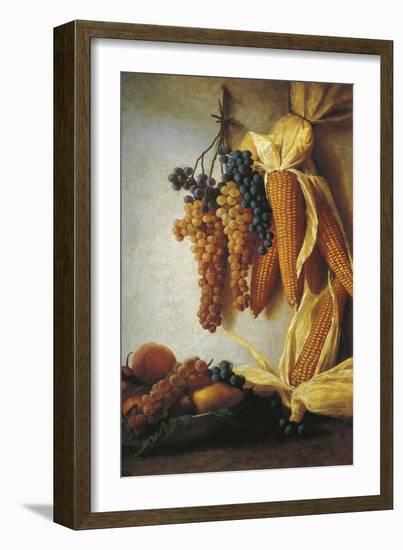 Autumn Products, 1881-Giuseppe Falchetti-Framed Giclee Print