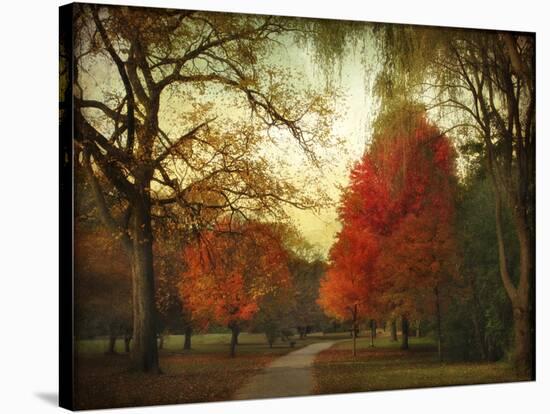 Autumn Promenade-Jessica Jenney-Stretched Canvas