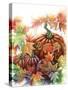 Autumn Pumpkins-Michelle Faber-Stretched Canvas