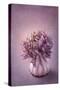 Autumn Purple Flower in a Vase-egal-Stretched Canvas