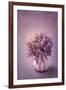 Autumn Purple Flower in a Vase-egal-Framed Art Print