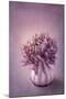 Autumn Purple Flower in a Vase-egal-Mounted Art Print