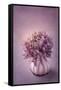 Autumn Purple Flower in a Vase-egal-Framed Stretched Canvas