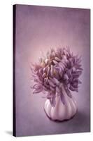 Autumn Purple Flower in a Vase-egal-Stretched Canvas