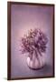 Autumn Purple Flower in a Vase-egal-Framed Art Print