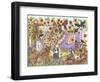 Autumn Quilts-Wendy Edelson-Framed Giclee Print