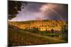 Autumn Rainbow Farms, Hollow Farm Vermont New England-Vincent James-Mounted Photographic Print