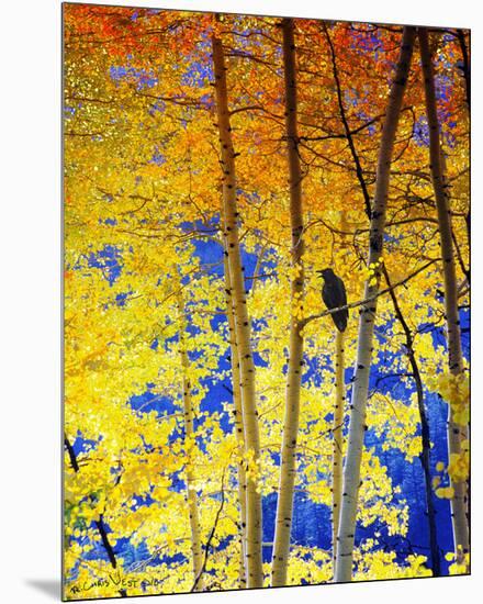 Autumn Raven-Chris Vest-Mounted Premium Giclee Print