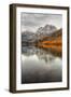 Autumn Reflection at Silver Lake, Eastern Sierras-Vincent James-Framed Photographic Print