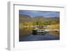 Autumn Reflections at Butchers Dam, Near Alexandra, Central Otago, South Island, New Zealand-David Wall-Framed Photographic Print