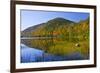 Autumn Reflections, Bubble Pond, Acadia National Park, Maine, Usa-Michel Hersen-Framed Photographic Print