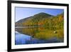 Autumn Reflections, Bubble Pond, Acadia National Park, Maine, Usa-Michel Hersen-Framed Photographic Print