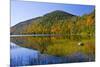 Autumn Reflections, Bubble Pond, Acadia National Park, Maine, Usa-Michel Hersen-Mounted Photographic Print