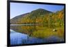 Autumn Reflections, Bubble Pond, Acadia National Park, Maine, Usa-Michel Hersen-Framed Photographic Print