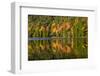 Autumn Reflections, Bubble Pond, Acadia National Park, Maine, Usa-Michel Hersen-Framed Photographic Print