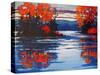 Autumn Reflections II-Patty Baker-Stretched Canvas