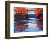 Autumn Reflections II-Patty Baker-Framed Art Print