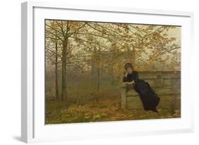 Autumn Regrets, 1882-John Atkinson Grimshaw-Framed Giclee Print