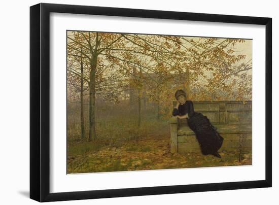 Autumn Regrets, 1882-John Atkinson Grimshaw-Framed Giclee Print