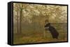 Autumn Regrets, 1882-John Atkinson Grimshaw-Framed Stretched Canvas