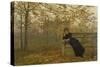 Autumn Regrets, 1882-John Atkinson Grimshaw-Stretched Canvas