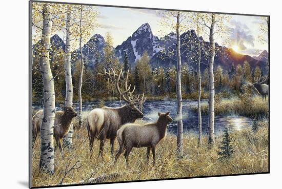 Autumn Rival-Jeff Tift-Mounted Giclee Print