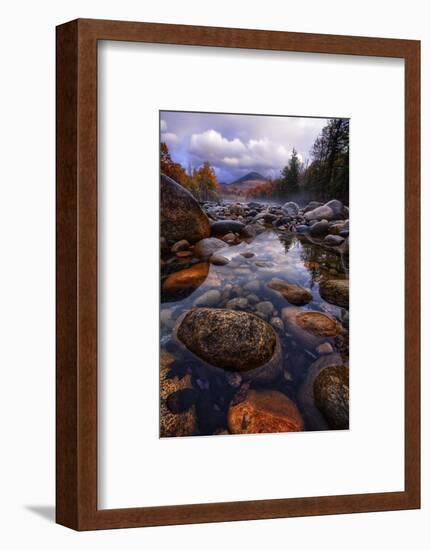 Autumn River Wonder, Pemigewasset River, New Hampshire, Lincoln-Vincent James-Framed Photographic Print