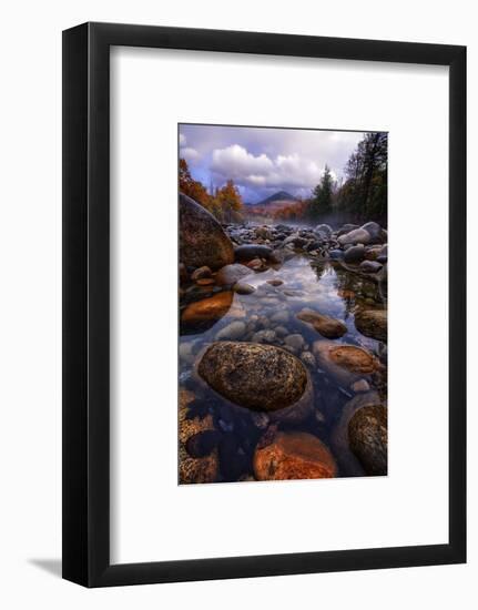 Autumn River Wonder, Pemigewasset River, New Hampshire, Lincoln-Vincent James-Framed Photographic Print