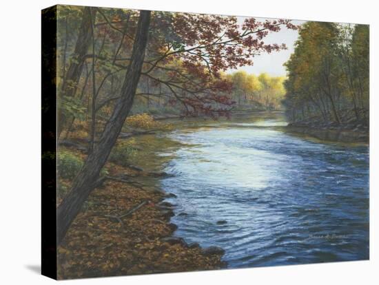 Autumn River-Bruce Dumas-Stretched Canvas