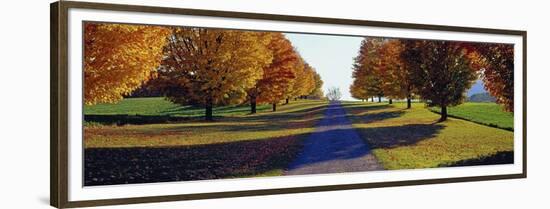Autumn Road, Storm King Mountain, New York-Richard Berenholtz-Framed Art Print