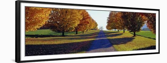 Autumn Road, Storm King Mountain, New York-Richard Berenholtz-Framed Art Print