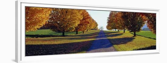 Autumn Road, Storm King Mountain, New York-Richard Berenholtz-Framed Art Print