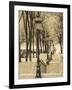 Autumn, Rue De Foyatier Steps to the Place Du Sacre Coeur, Montmartre, Paris, France-Walter Bibikow-Framed Photographic Print