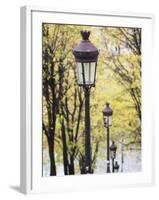 Autumn, Rue De Foyatier Steps to the Place Du Sacre Coeur, Montmartre, Paris, France-Walter Bibikow-Framed Photographic Print