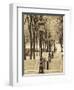 Autumn, Rue De Foyatier Steps to the Place Du Sacre Coeur, Montmartre, Paris, France-Walter Bibikow-Framed Photographic Print