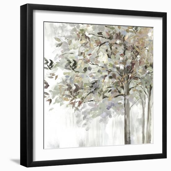 Autumn’s Leaves Neutral-Allison Pearce-Framed Art Print