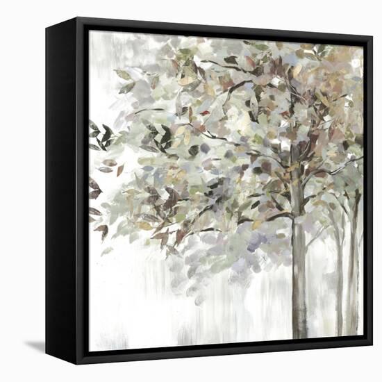 Autumn’s Leaves Neutral-Allison Pearce-Framed Stretched Canvas