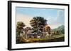 Autumn Scene, 1866-Currier & Ives-Framed Giclee Print