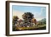 Autumn Scene, 1866-Currier & Ives-Framed Giclee Print