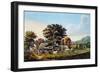 Autumn Scene, 1866-Currier & Ives-Framed Premium Giclee Print