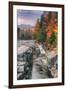 Autumn Scene at Rocky Gorge, White Mountains, New Hampshire-Vincent James-Framed Photographic Print