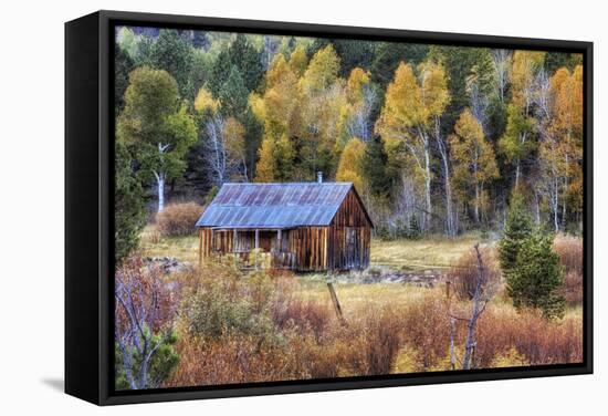 Autumn Scene in Hope Valley-Vincent James-Framed Stretched Canvas