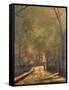 Autumn Scene, Leeds, 1874-John Atkinson Grimshaw-Framed Stretched Canvas