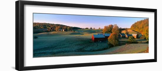 Autumn Scene of Vermont Farm-null-Framed Photographic Print