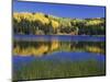 Autumn Scenic at Lost Lake, Gunnison National Forest Colorado, USA-Jaynes Gallery-Mounted Photographic Print