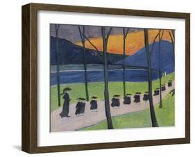 Autumn (School), 1907-Marianne von Werefkin-Framed Giclee Print