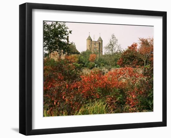 Autumn, Sissinghurst Castle, Kent, England, United Kingdom-John Miller-Framed Photographic Print