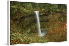 Autumn, South Falls, Silver Falls State Park, Oregon, Usa-Michel Hersen-Framed Photographic Print