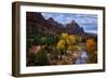 Autumn Southwest Zion National Park, Utah-Vincent James-Framed Photographic Print