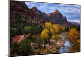 Autumn Southwest Zion National Park, Utah-Vincent James-Mounted Photographic Print